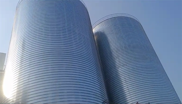 承留镇2座混凝土高架卷板仓